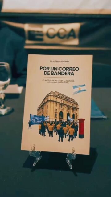 🎥 Video Resumen 
Ayer se presentó en Rosario el libro “Por un correo de bandera” de Walter Palombi.

Un aporte indispensable de los trabajadores del Correo para legar a las nuevas generaciones la memoria de las luchas de las que han sido protagonistas para defender el correo que es patrimonio de todos los argentinos.

Gracias @walter.palombi.